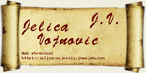 Jelica Vojnović vizit kartica